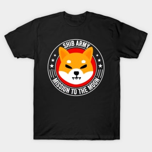 Vintage Shiba Inu Coin To The Moon Crypto Token Cryptocurrency Wallet HODL Birthday Gift For Men Women T-Shirt